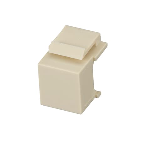 Black Box Keystone Snap Fitting - Blank, Office White, 10-Pack FMT330-R2